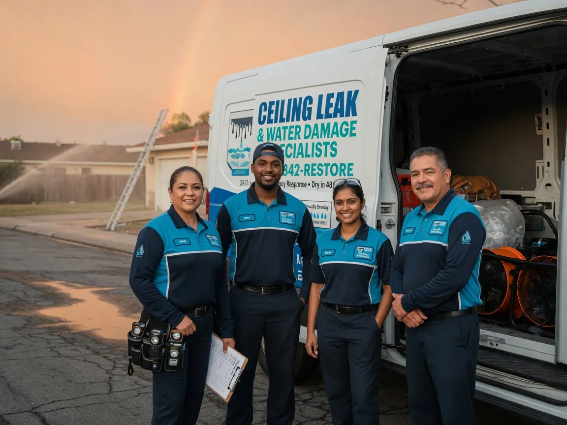 Ceiling Leak Cleanup company in Byrnedale, PA