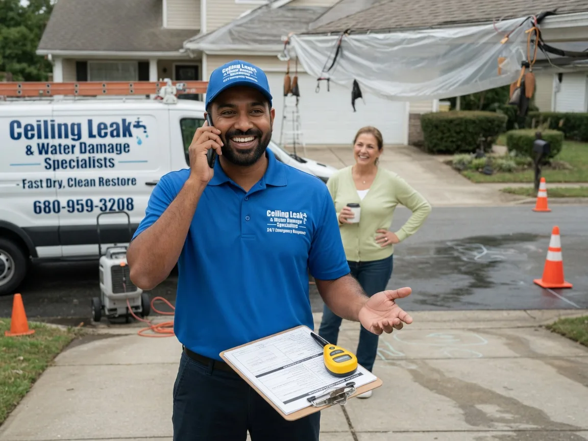 Ceiling Leak Cleanup Byrnedale, PA FAQs